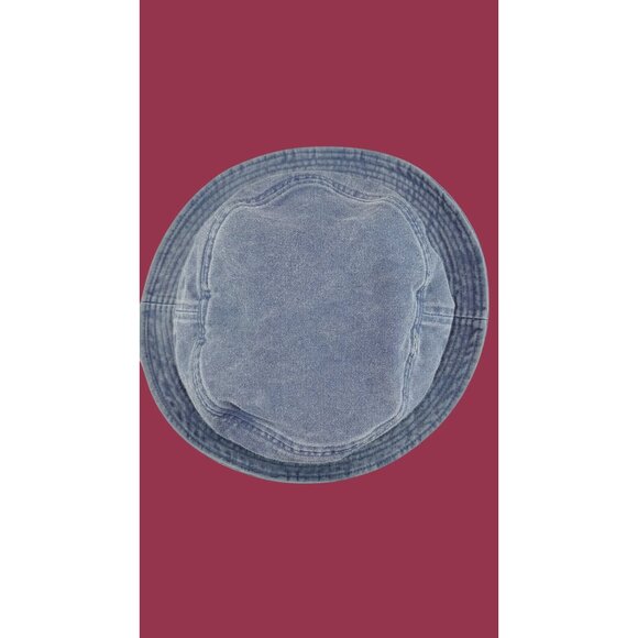 Vintage Shooters 21 Osage Beach Denim Bucket Hat XL Lake Of The Ozarks Bar Races - Picture 4 of 13